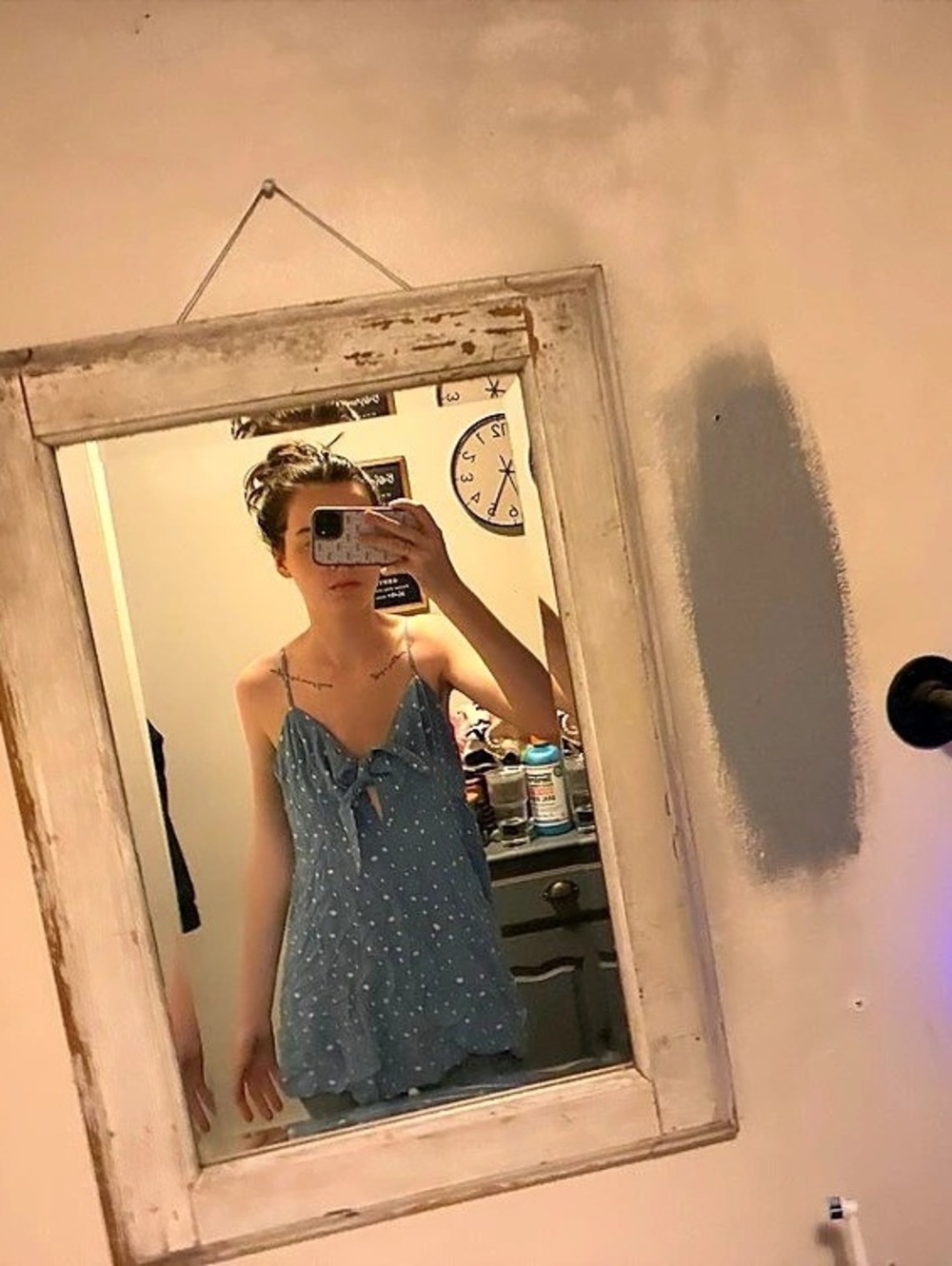 Polka Dot shirt in Blue Like New